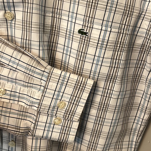 Lacoste Plaid Button Up - Picture 3 of 9